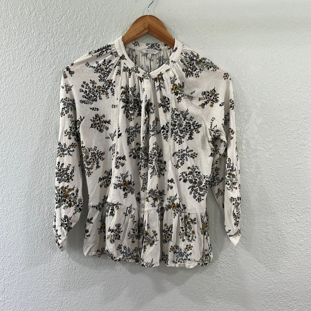 Lucky Brand Floral Top Size Small